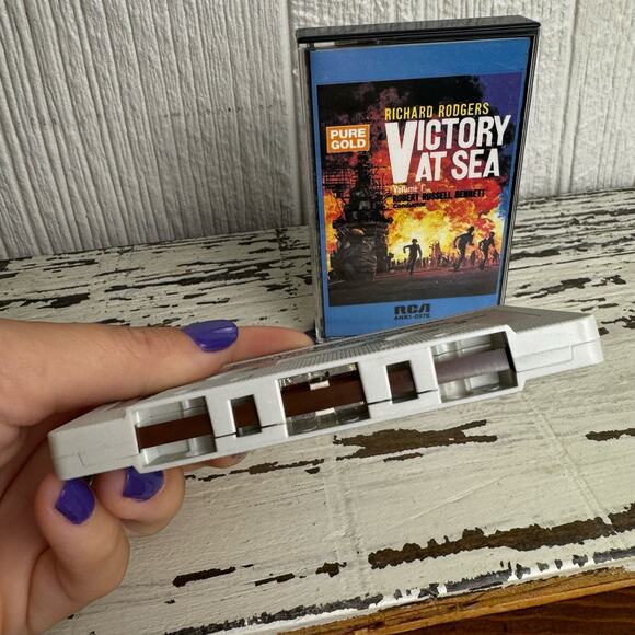 Richard Rodgers Victory At Sea Cassette Tape Robert Russell Bennett Vol 1 Gold - Picture 6 of 6